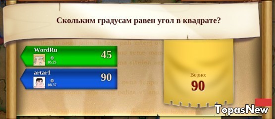 Скольким градусам равен угол в квадрате?