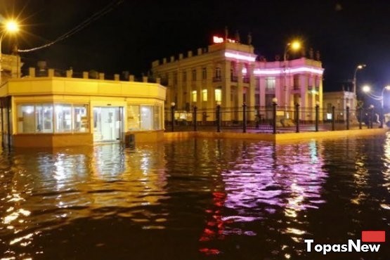 потоп в Воронеже 26.06.2015