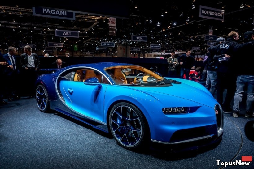 Самый быстрый автомобиль 2017 в мире Chiron Bugatti: фото, видео