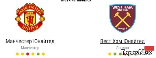 Манчестер Юнайтед Вест Хэм Юнайтед 27.11.2016 смотреть онлайн футбол трансляция