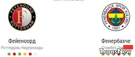 Фейеноорд Фенербахче 08.12.2016 смотреть онлайн трансляция сопкаст
