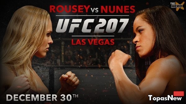 UFC 207 смотреть онлайн видео боев Нуньес Роузи / 30.12.16 трансляция