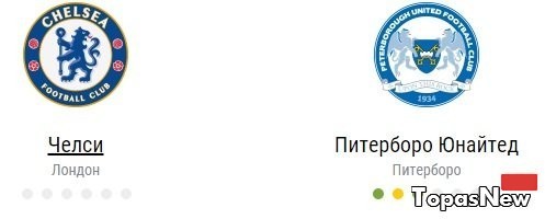 Челси Питерборо Юнайтед 08.01.2017 смотреть онлайн трансляция матча