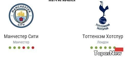 Манчестер Сити Тоттенхэм Хотспур 21.01.2017 смотреть онлайн трансляция