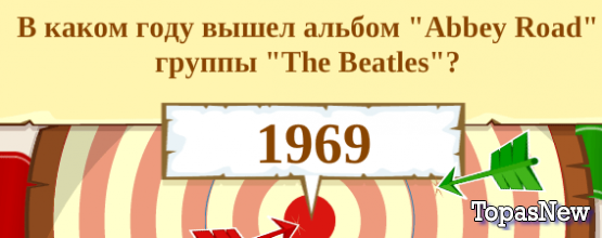 В каком году вышел альбом «Abbey Road» группы «The Beates»?