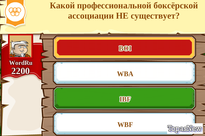 Какой профессиональной боксёрской ассоциации НЕ существует?